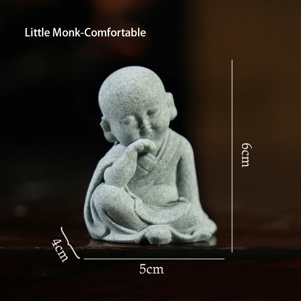 Buddha Statue Mini Deko – Zen Figur für Aquarium, Schreibtisch & Zuhause